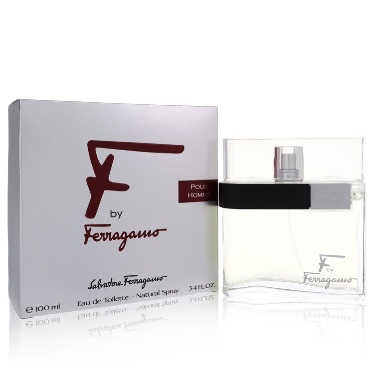 F by Salvatore Ferragamo Eau De Toilette Spray 100 ml für Herren