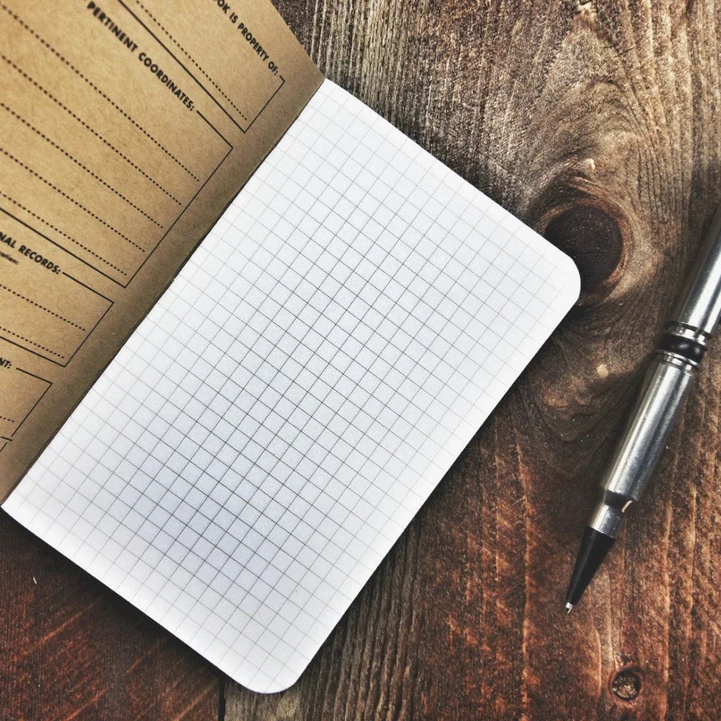 Field Notes Notizbuch Karopapier