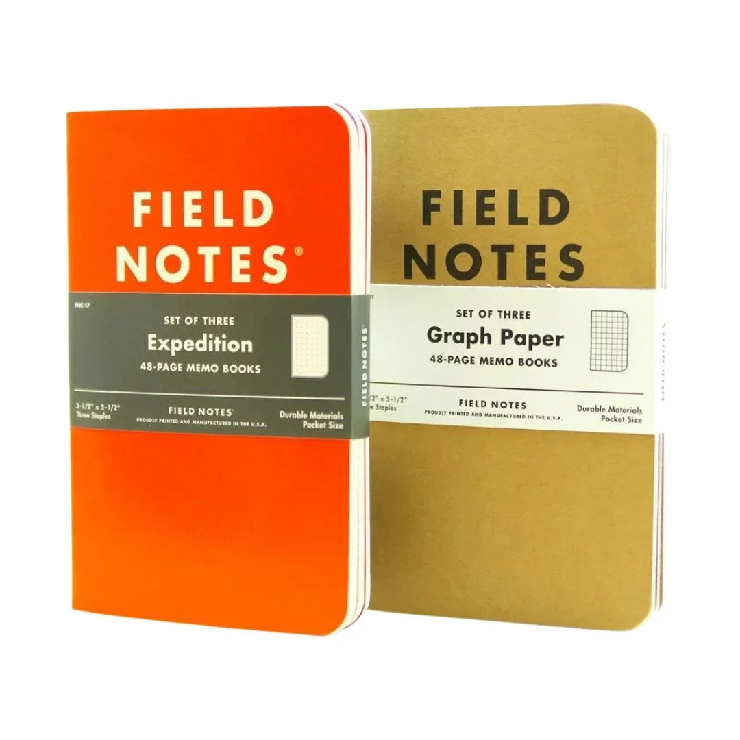 Field Notes Notizbuch Karopapier