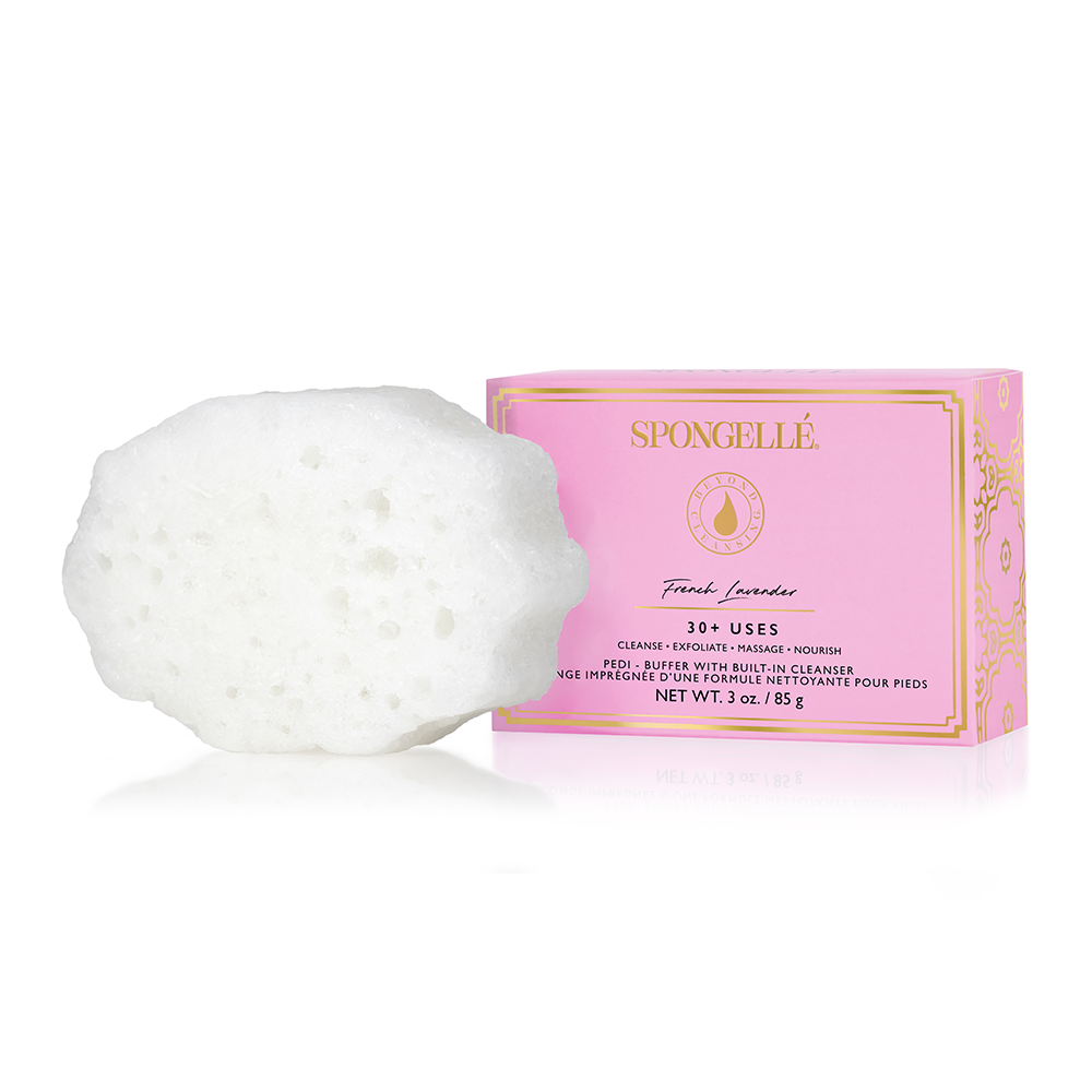 Lavande française | Éponge exfoliante pour les pieds