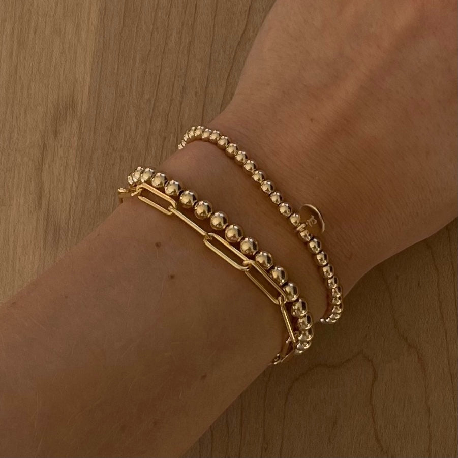 Klobiges Büroklammer-Armband