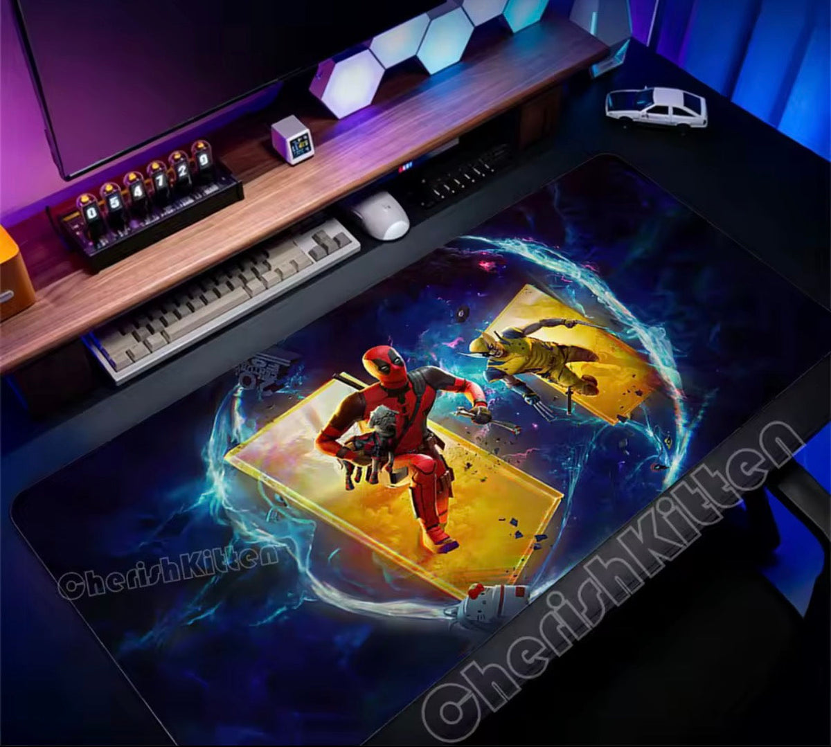 Marvel Deadpool Anime Mouse Pad Office PC Gamer Cabinet Mouse Mat Laptop 900x400 Keyboard Mousepad Extended Desk Mat Cool Carpet