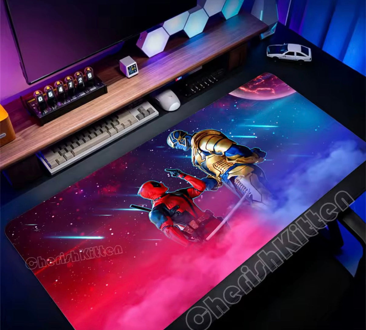 Marvel Deadpool Anime Mouse Pad Office PC Gamer Cabinet Mouse Mat Laptop 900x400 Keyboard Mousepad Extended Desk Mat Cool Carpet