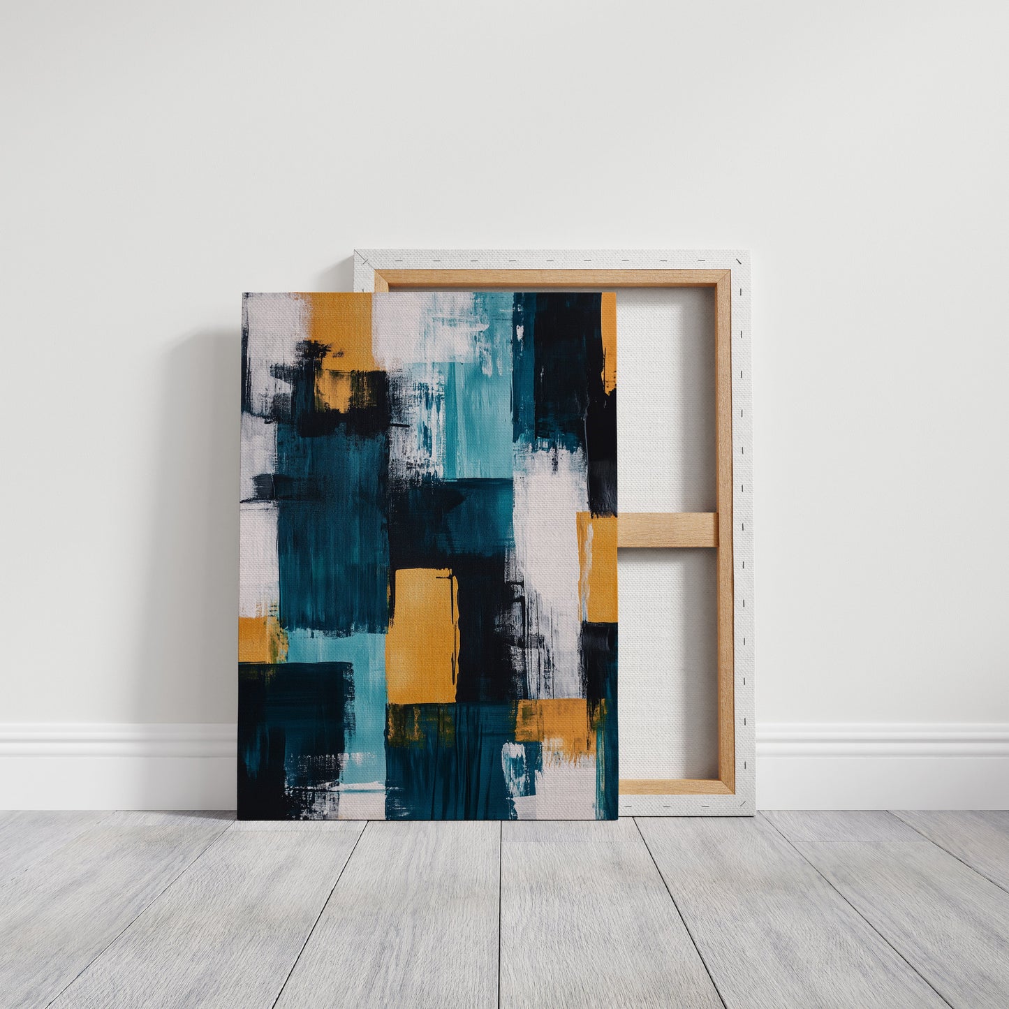 Toile abstraite vibrante - Décoration murale moderne