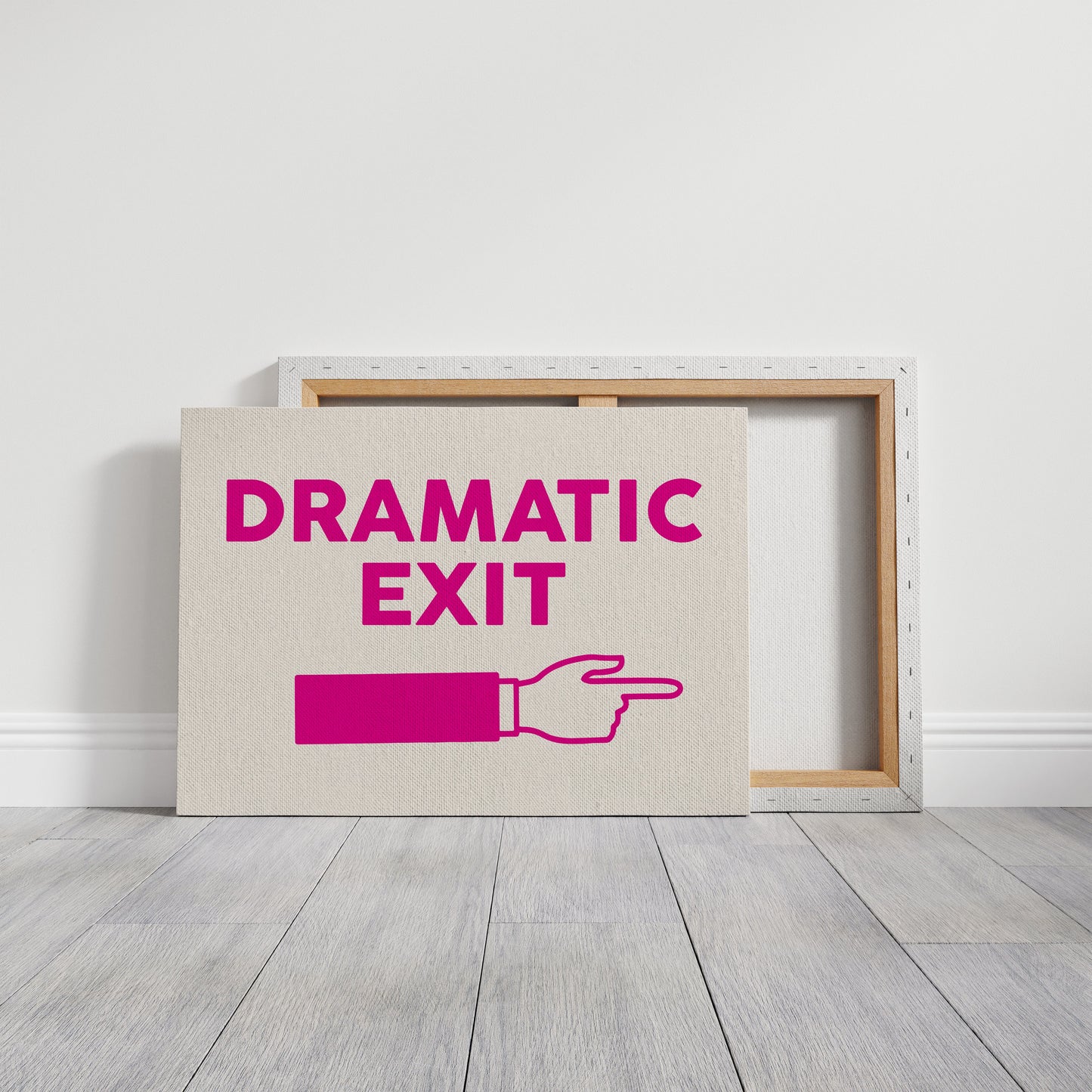 Vivid Escape - Bold Typography Wall Art
