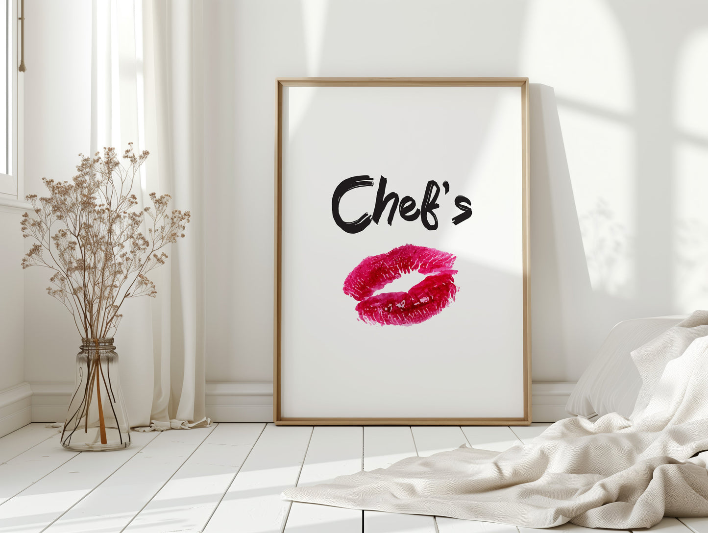 Sizzling Kiss - Culinary Art Print