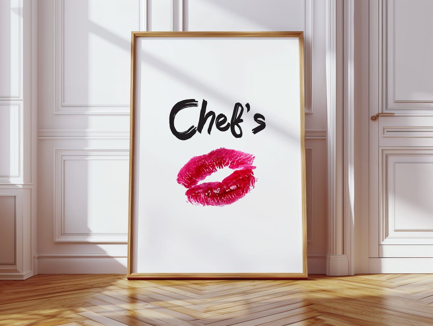 Sizzling Kiss - Culinary Art Print