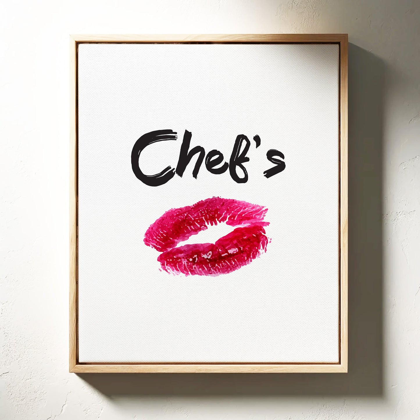 Sizzling Kiss - Culinary Art Print
