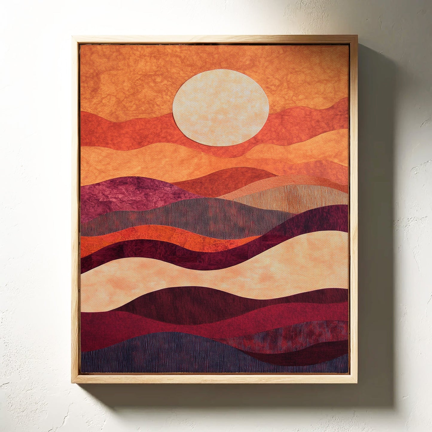 Sunset Serenade - Vibrant Abstract Canvas Art