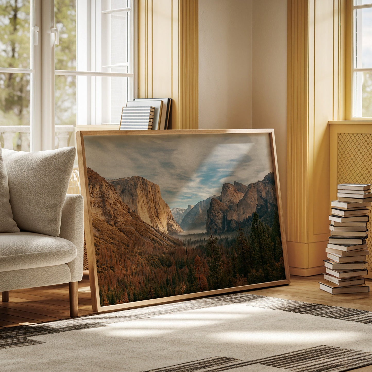 Atemberaubende Yosemite Valley Leinwandkunst