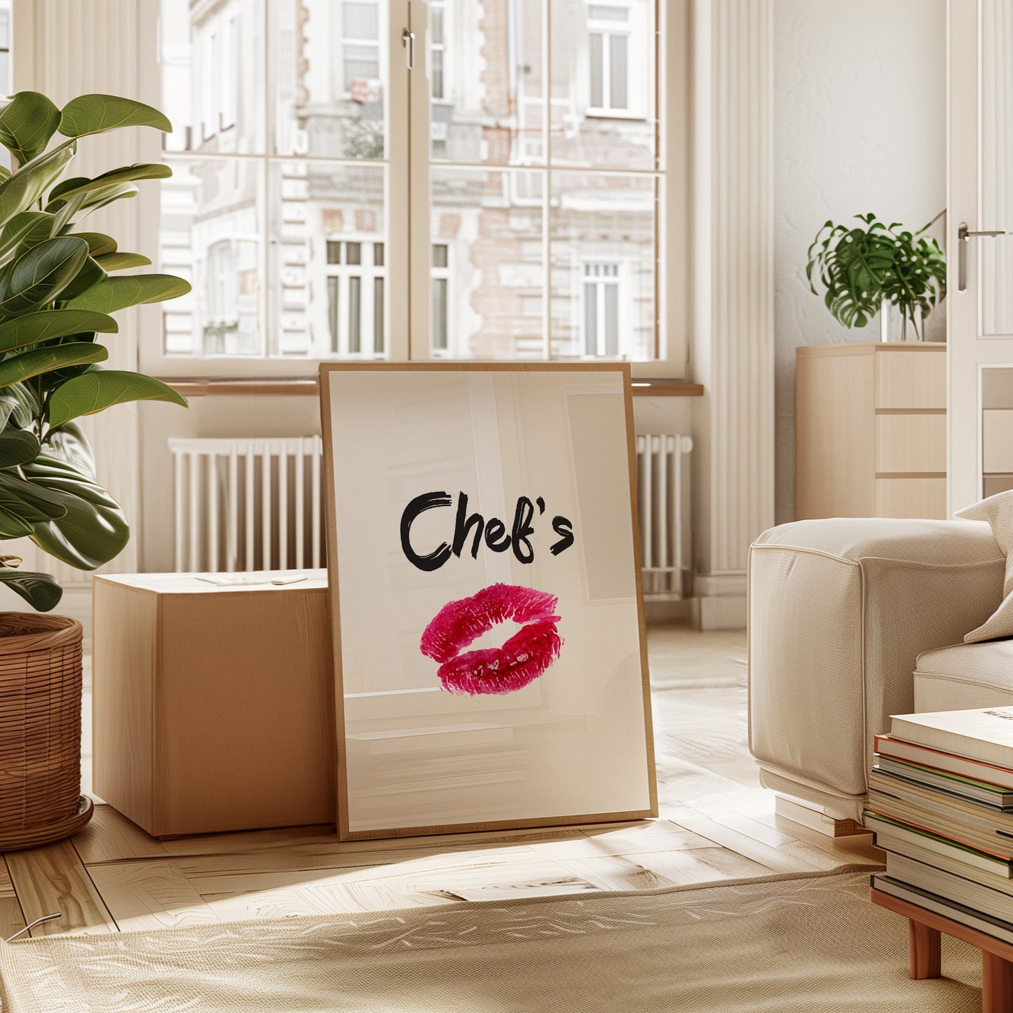 Sizzling Kiss - Culinary Art Print