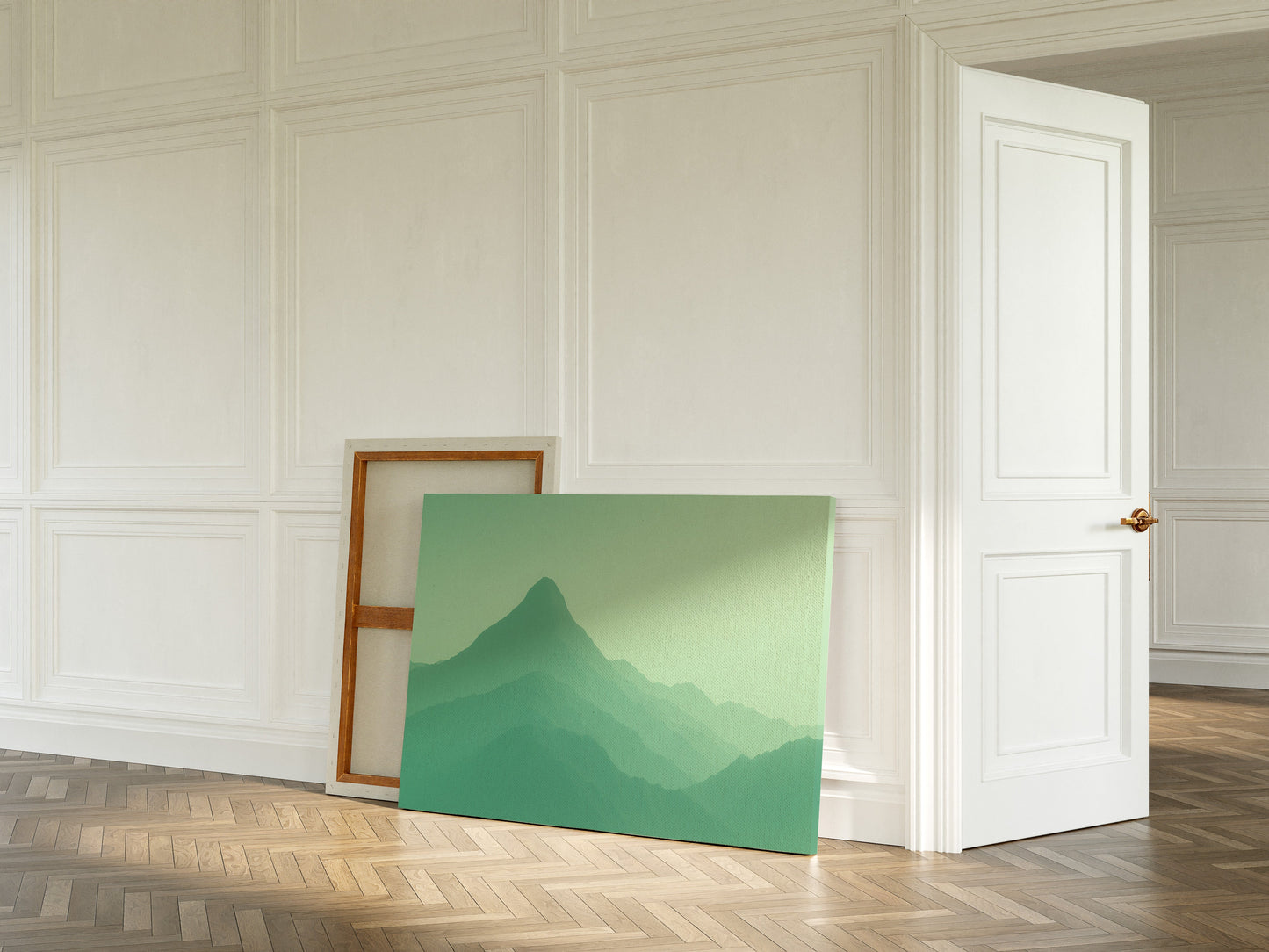 Enchanted Green Mountain Dreamscape Wall Art