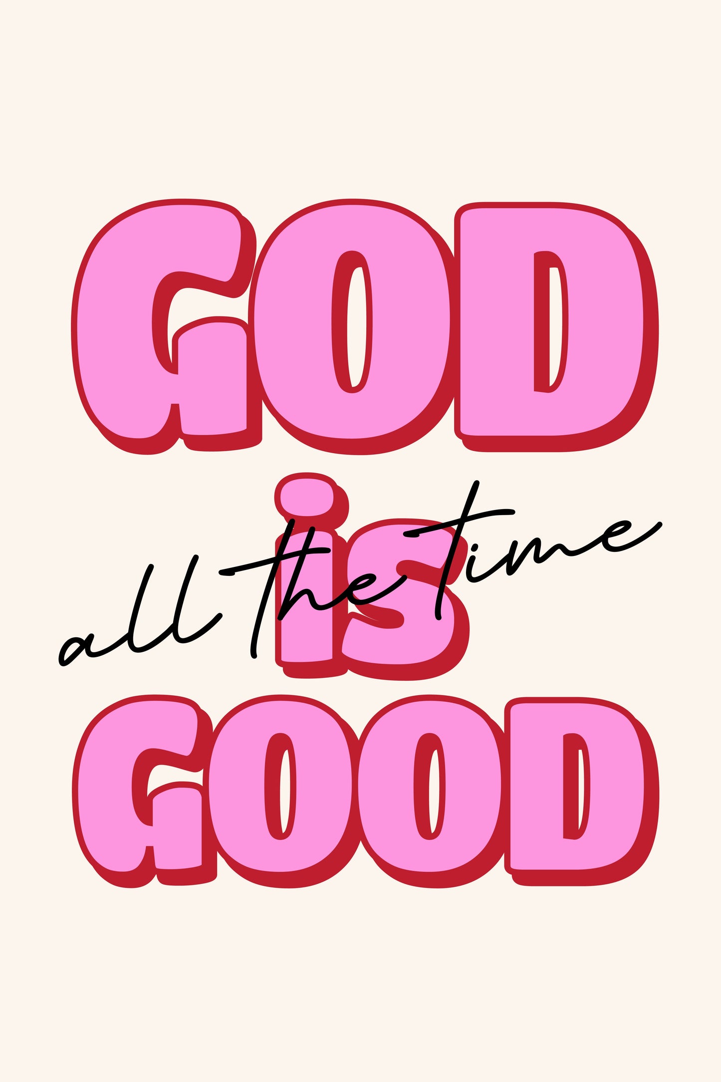 Divine Affirmation - Inspirational Typography Art Print