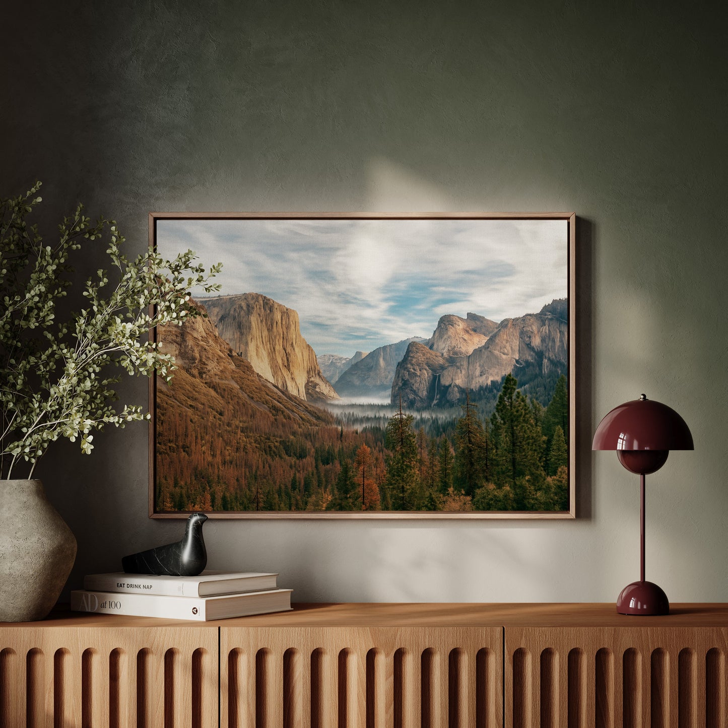 Atemberaubende Yosemite Valley Leinwandkunst