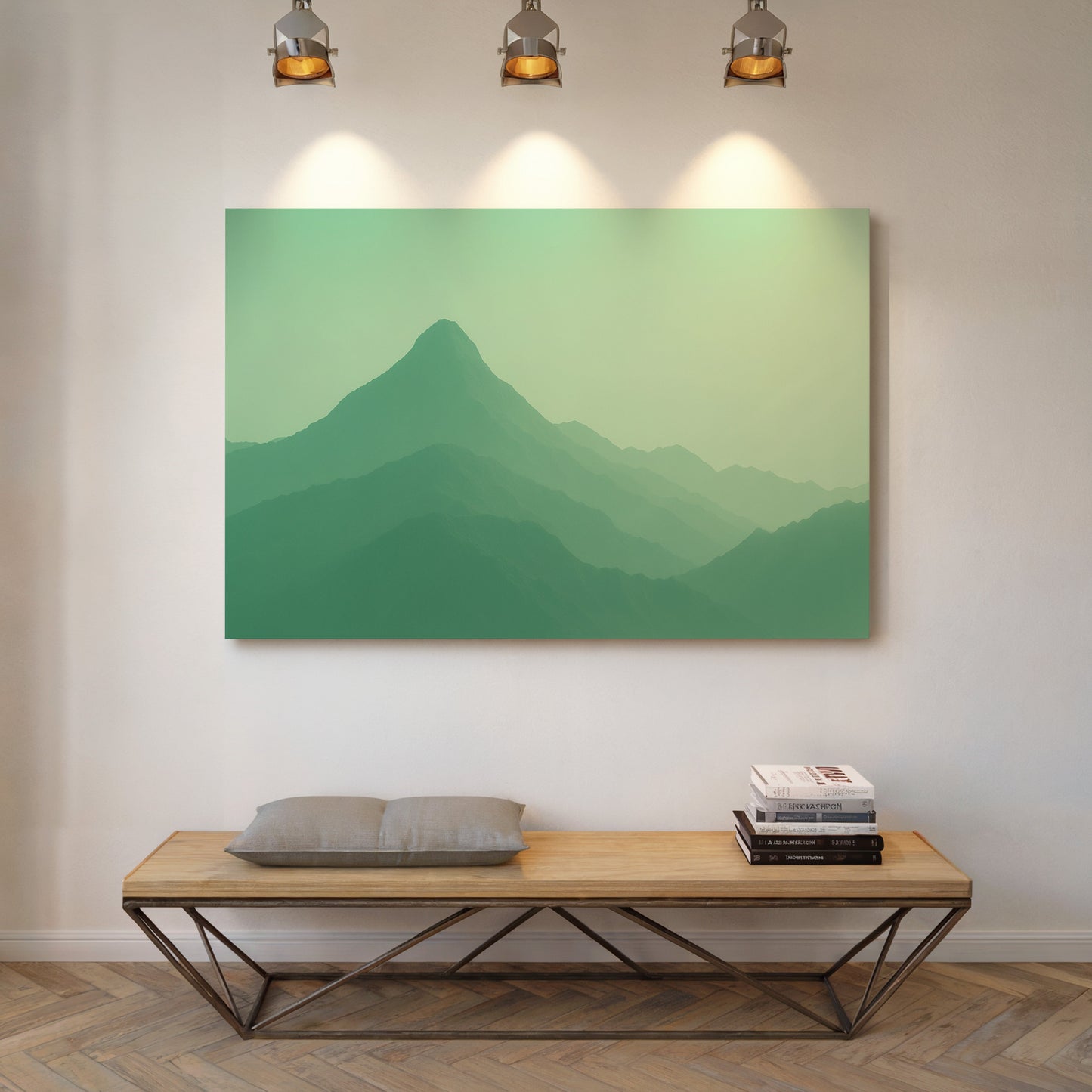 Enchanted Green Mountain Dreamscape Wall Art
