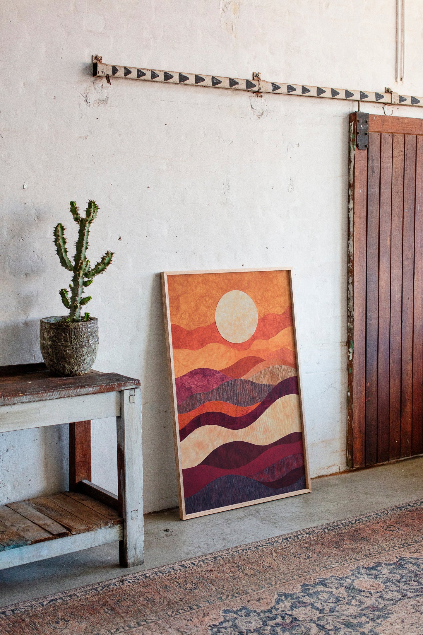 Sunset Serenade - Vibrant Abstract Canvas Art