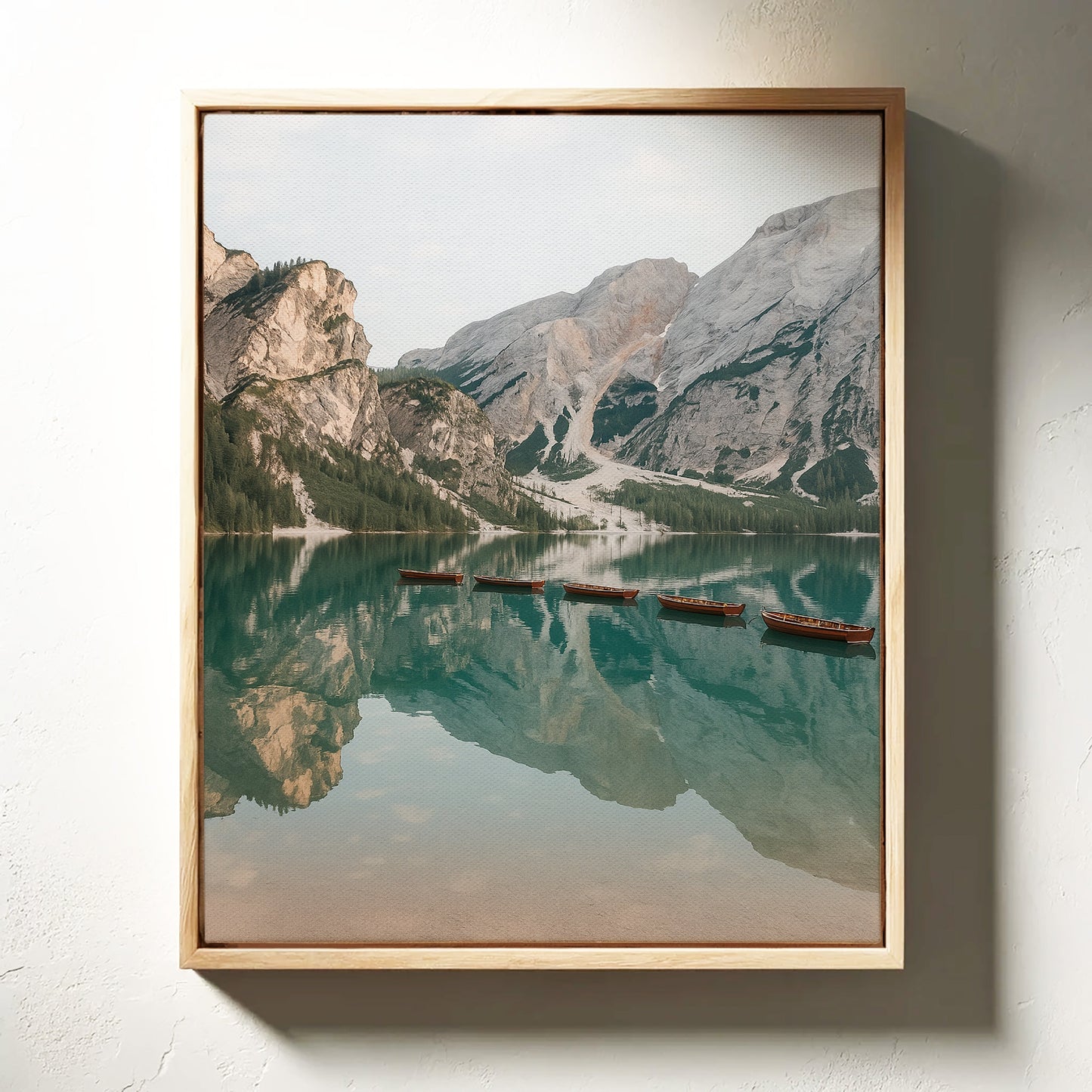 Still Waters, Silent Peaks – Tranquil Alpine Lake