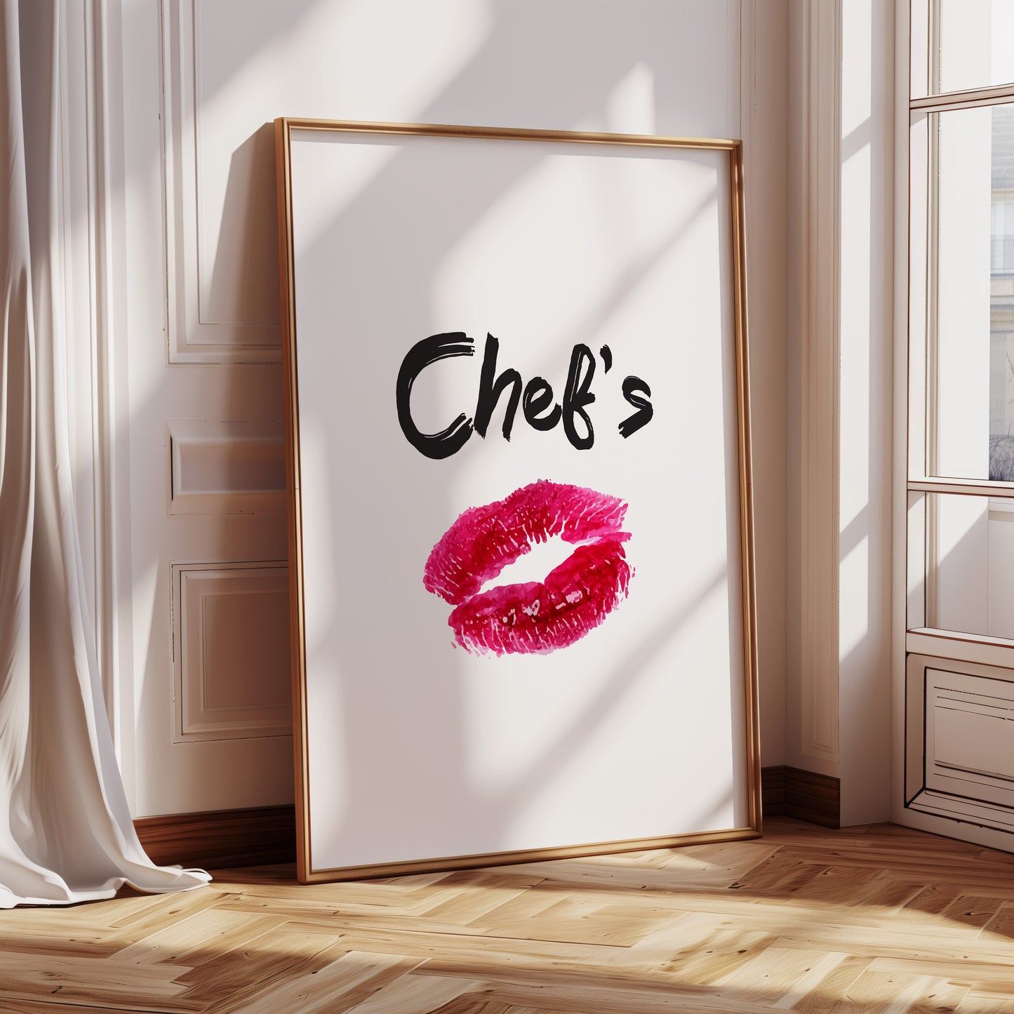 Sizzling Kiss - Culinary Art Print