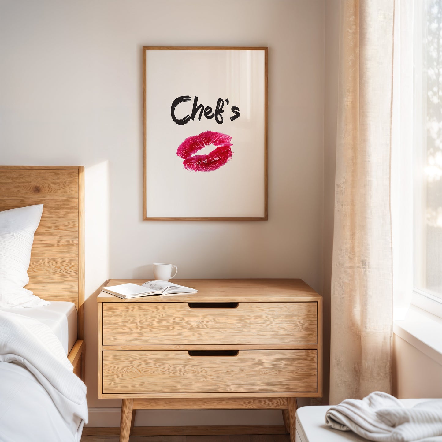 Sizzling Kiss - Culinary Art Print