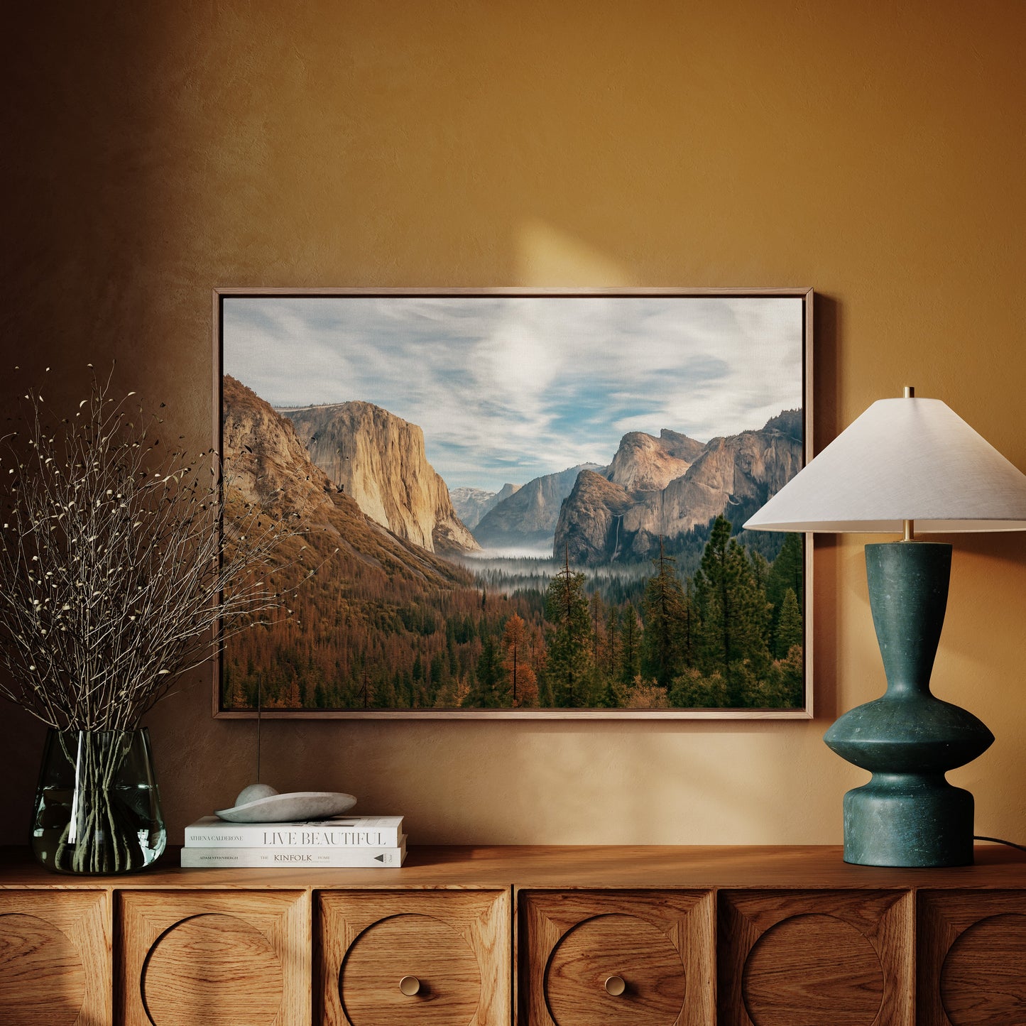 Atemberaubende Yosemite Valley Leinwandkunst