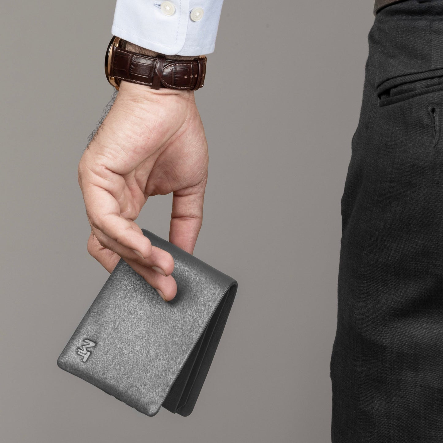 Graues Kodiak-Bifold-Portemonnaie