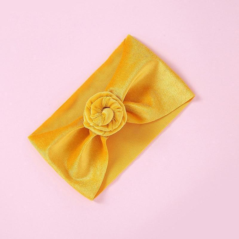 Baby Headband Big Bowknot Baby Girl Bright Colors Headband For Newborn Bow Hair Band Children Head Wrap Hair Accessories