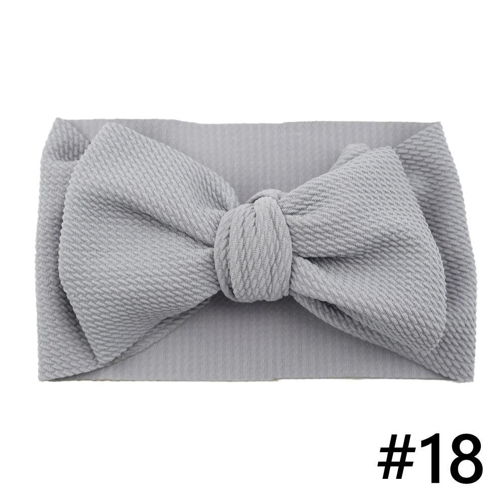 Baby Girls Headband Big Bow Hair Band Kids Adjustable Head Wrap Turban Infant Hair Accessories