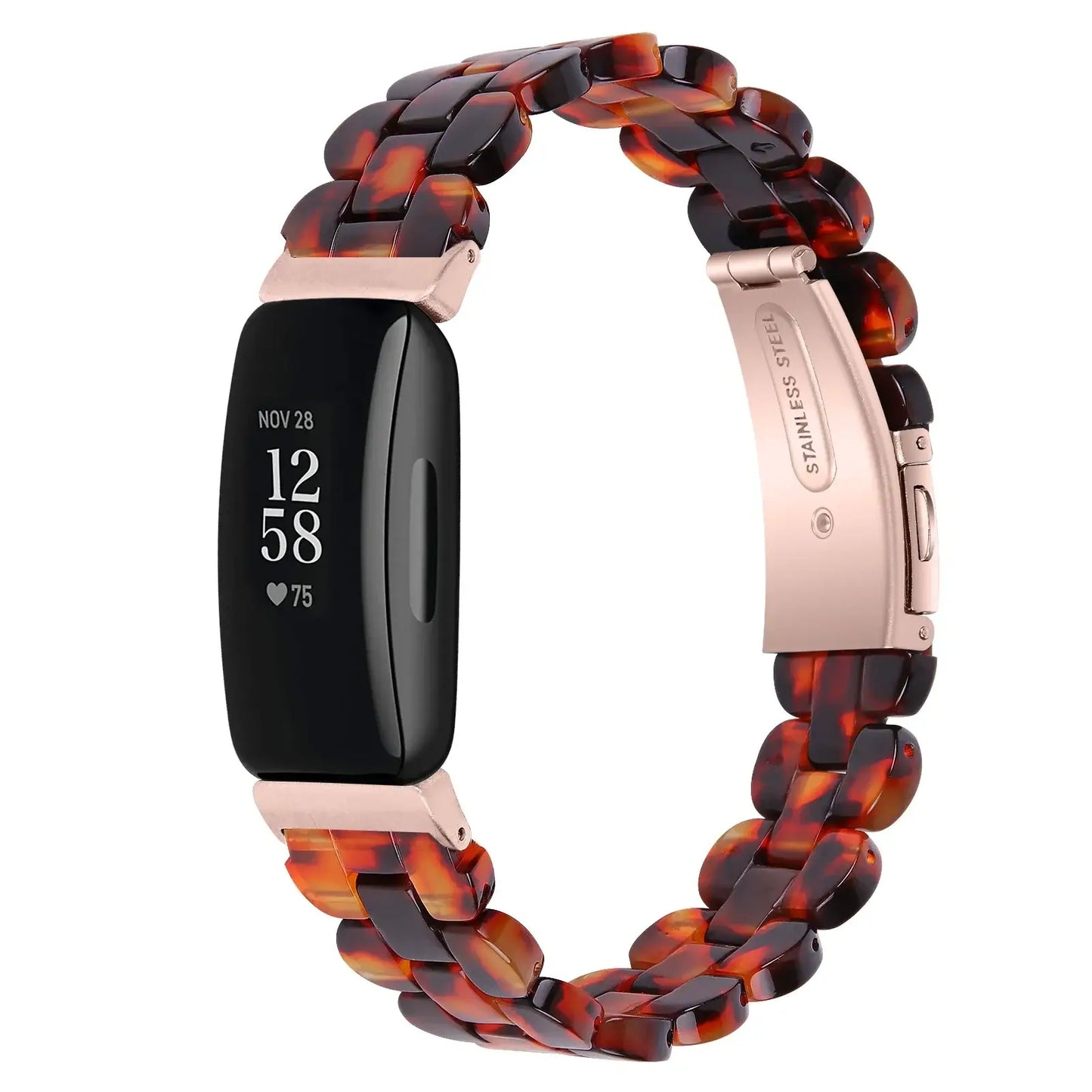 Bracelet en résine pour Fitbit Inspire 3, 2, 1, HR - Durable, léger
