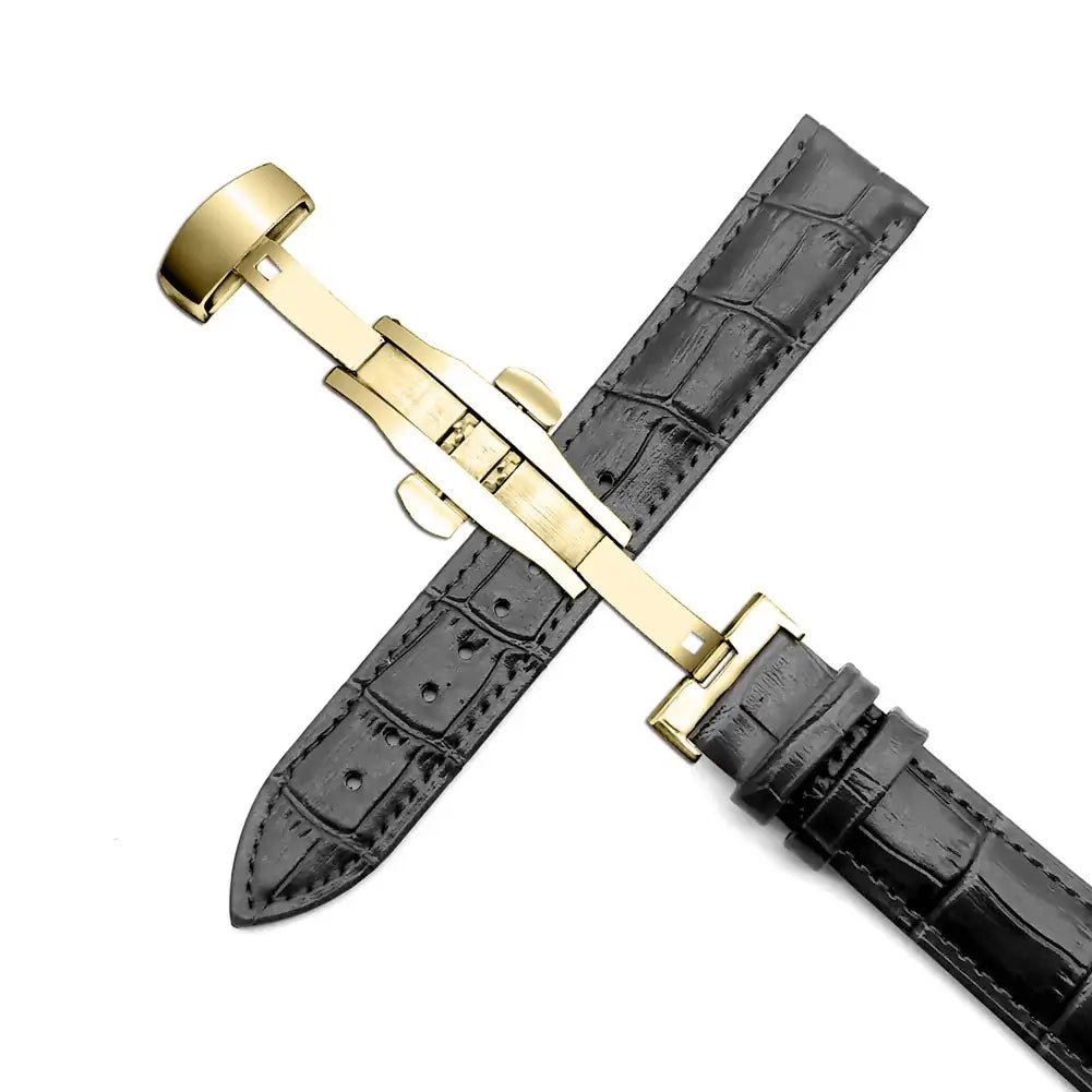 Bracelet en cuir Samsung Galaxy Watch - Design classique haut de gamme