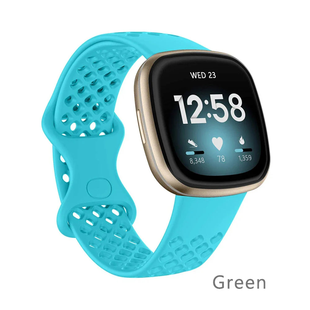 Atmungsaktive Sport-Armbänder für Fitbit Versa & Sense