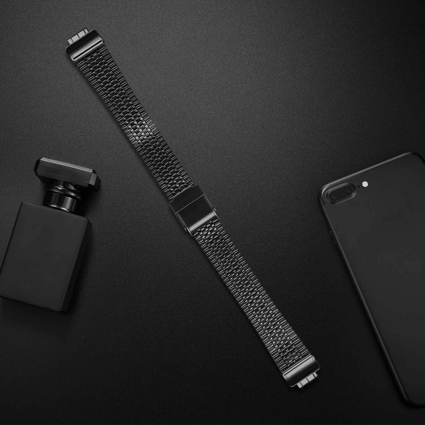 Bracelet en acier Fitbit Inspire 2, 1 - Bracelet en métal durable