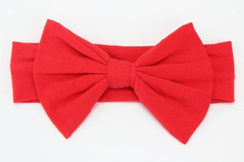 Headband Knitted Cotton Children Girls Elastic Bow Hair Bands Turban for girl Headbands