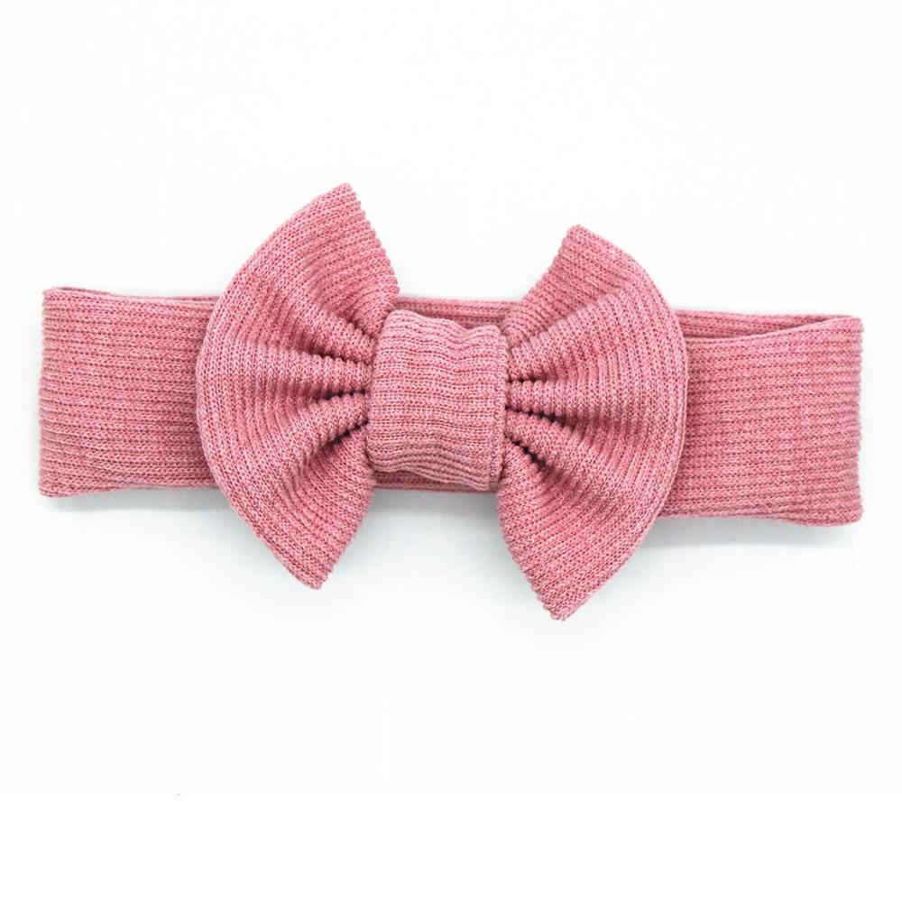 Modern Cute Baby Girl Headbands Knitted Newborn Baby Bow Infant Head Bands Hairbands For Girls Hair Accessories