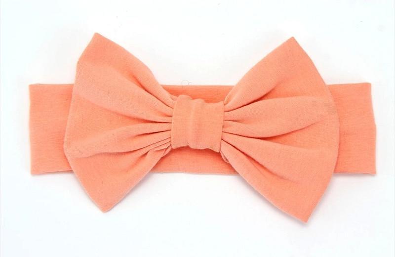 Headband Knitted Cotton Children Girls Elastic Bow Hair Bands Turban for girl Headbands