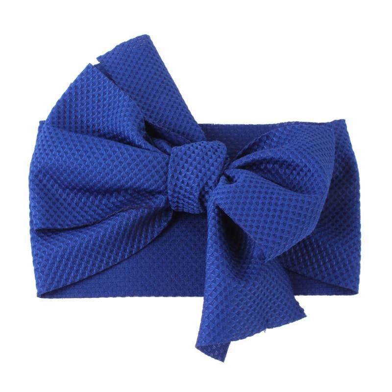 Elastic Candy Solid Color Head Wrap Newborn Head bands Bowknot Bows for Baby Girl Hair Accessories