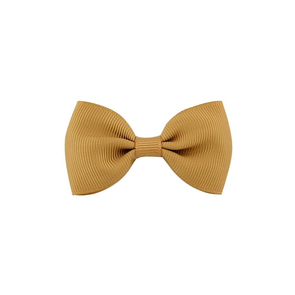 Colorful Mini Bow Tie Hair Clip Small Sweet Solid Ribbon Bow Safety Hair Clips Hairpins Baby Girl Hair Accessories