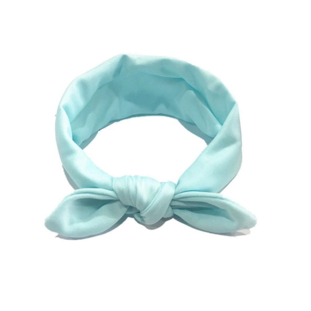 Baby Solid Bowknot Hairband Cute Soft Head Elastic Headband Princess Cute Headband Headwear Hair Accessories For Girls