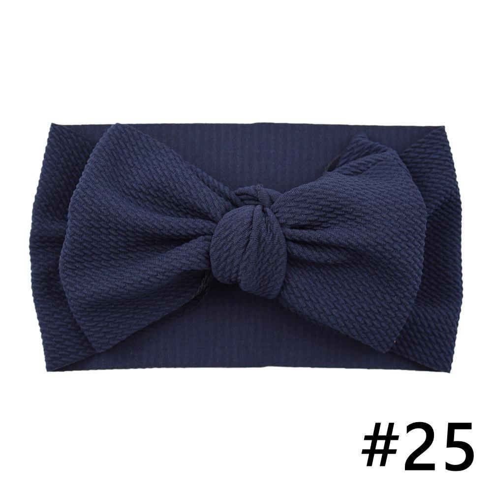 Baby Girls Headband Big Bow Hair Band Kids Adjustable Head Wrap Turban Infant Hair Accessories