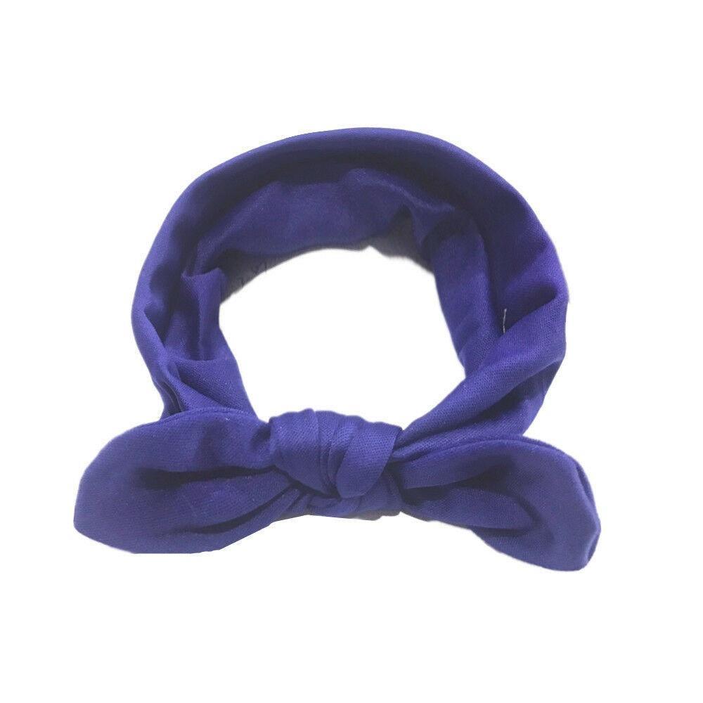 Baby Solid Bowknot Hairband Cute Soft Head Elastic Headband Princess Cute Headband Headwear Hair Accessories For Girls