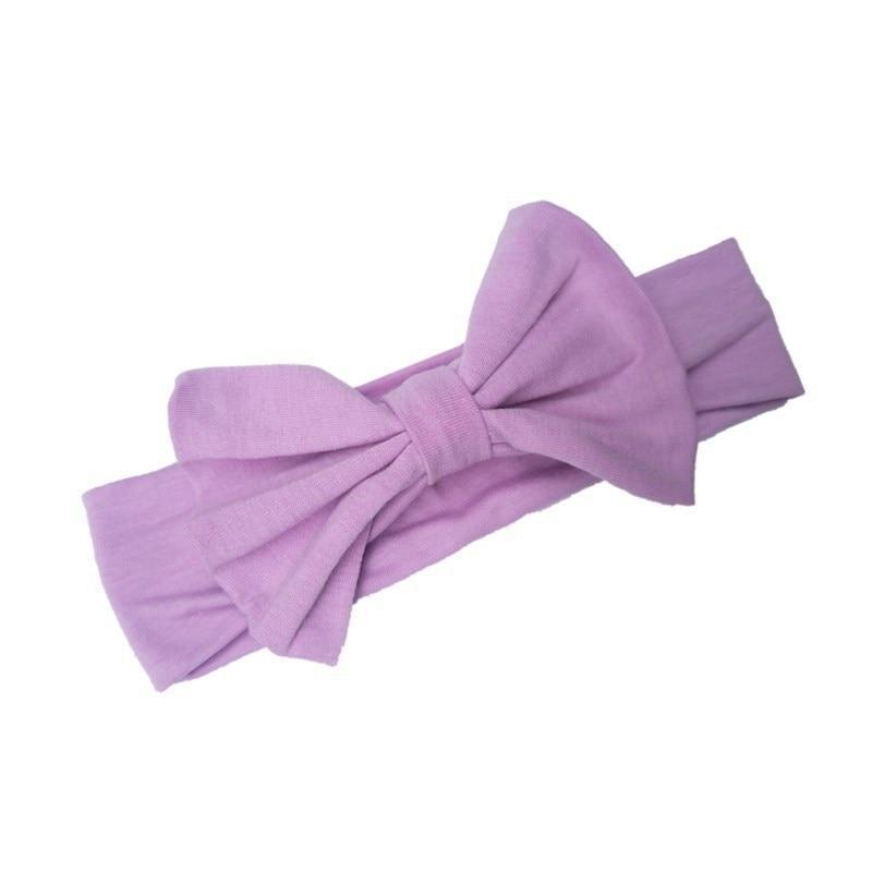 Headband Knitted Cotton Children Girls Elastic Bow Hair Bands Turban for girl Headbands