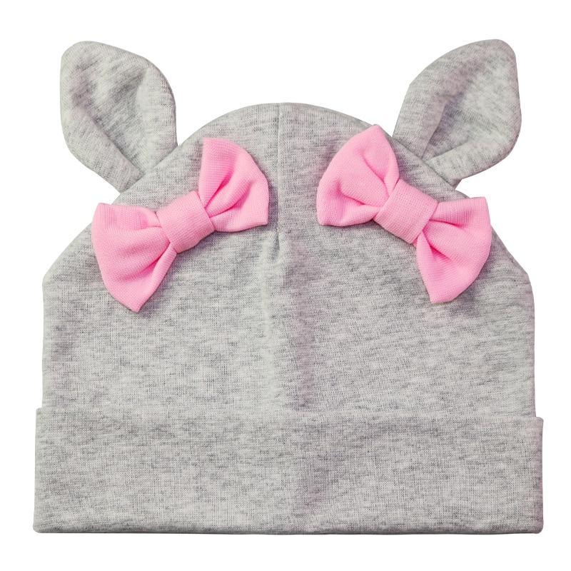 Baby Girl Hat Rabbit Ear Hat For Girls Cotton Bow Knot Children's Cap Toddler Kids Hats Cartoon Hats