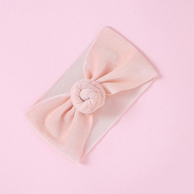 Baby Headband Big Bowknot Baby Girl Bright Colors Headband For Newborn Bow Hair Band Children Head Wrap Hair Accessories
