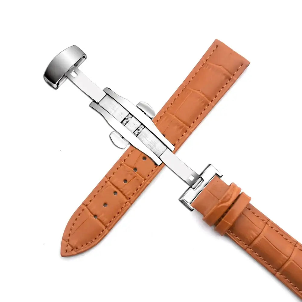 Bracelet en cuir Samsung Galaxy Watch - Design classique haut de gamme
