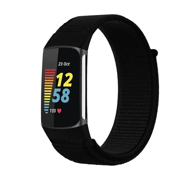 Fitbit Charge 5 6 Nylon-Klettverschluss-Band – Robustes, bequemes Armband