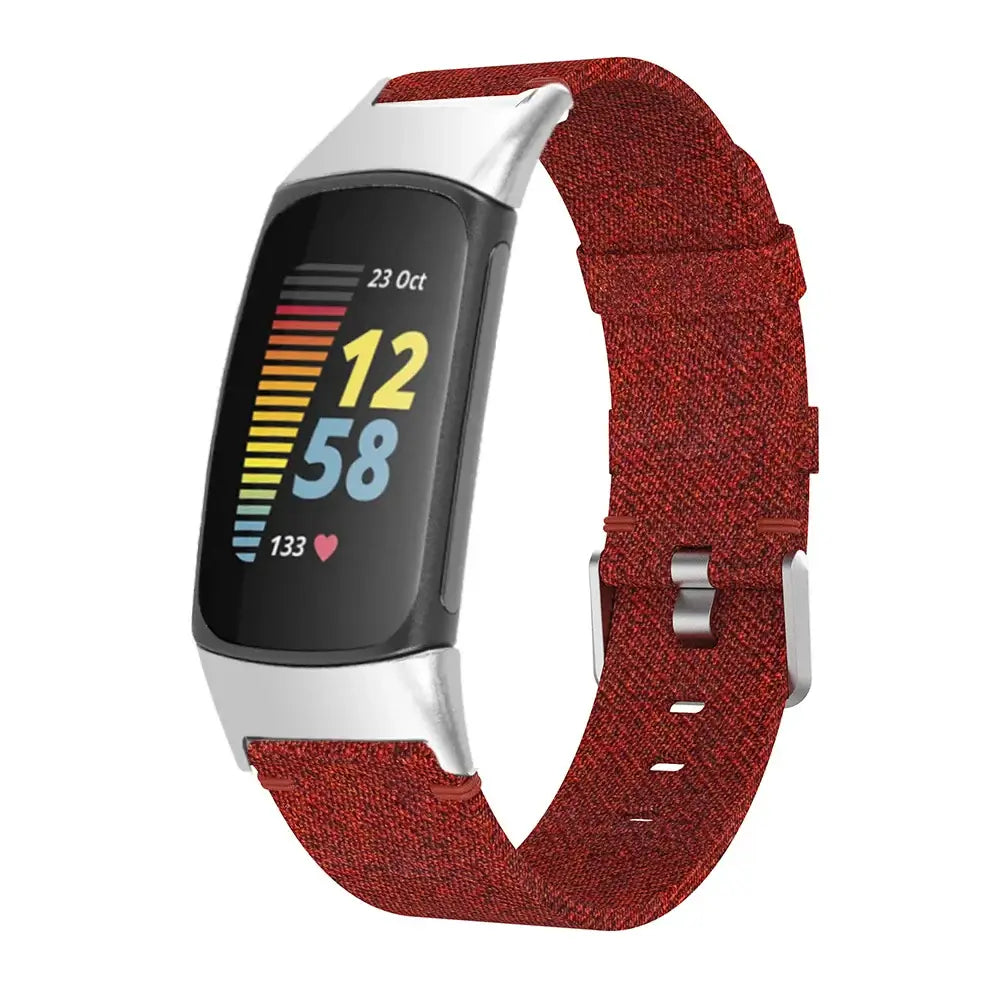 Fitbit Charge 5 6 Nylon-Armband - Robustes, bequemes Armband
