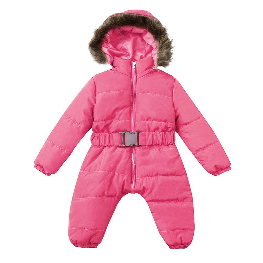 Winter Clothes For Infant Baby Hooded Warm Thick Snowsuit Jumpsuit Romper for Boys and Girls  Style