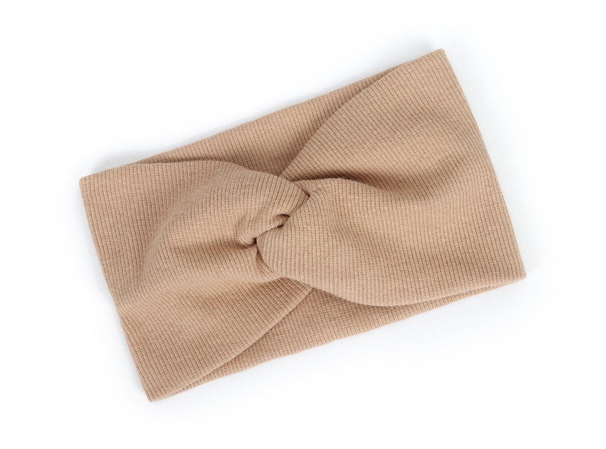 Modern New Trend Girls Winter Autumn Headband Twisted Knotted Soft Elastic Baby Girl Soft Elastic Turban Headband For Girls