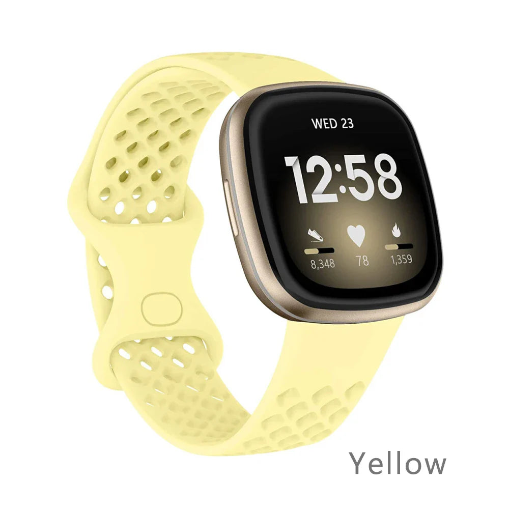 Atmungsaktive Sport-Armbänder für Fitbit Versa & Sense