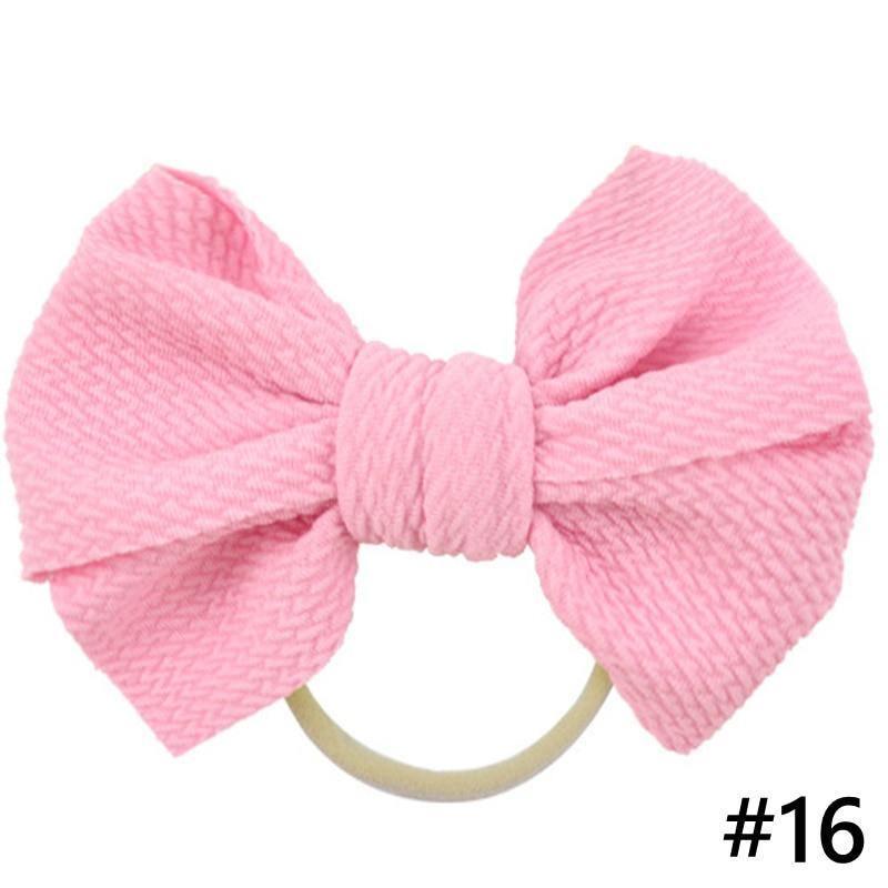 Headband Bow Girl Headbands Nylon Elastic Hair Accessories Photography Props For Baby Girls In Elegant Design