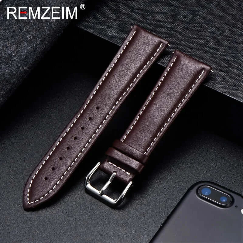 Ticwatch Leather Band - Durable Classic Design for Style